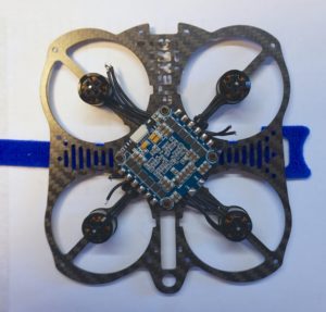 melt solder on to contacts