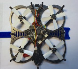 Mount camera with zip ties