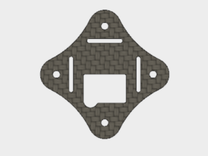 Owl - Extension plate with cutout for VTX