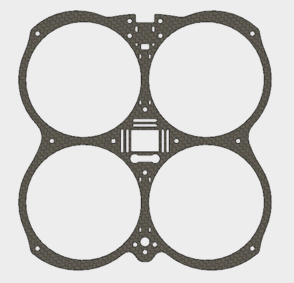 Owl - Secondary Plate without Motor mounts