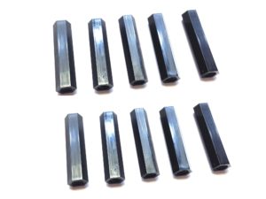 20pcs 25mm M3 Black Hex Nylon Standoff Spacer Nut