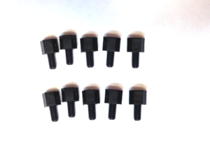 10pcs 5mm Black M3 Hex Nylon Standoff Spacer Screw Nuts