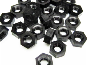 10pcs M3 Black Nylon Nuts / Spacers