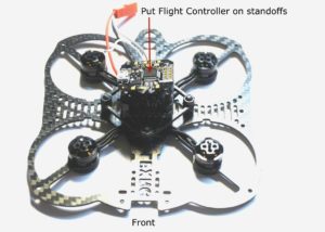 frame with esc and fc view from the front