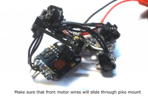 top esc with left motor