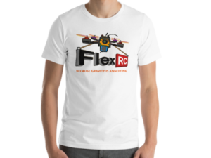 Front Cartoon Ascent Drone with Slogan - Short-Sleeve Unisex T-Shirt