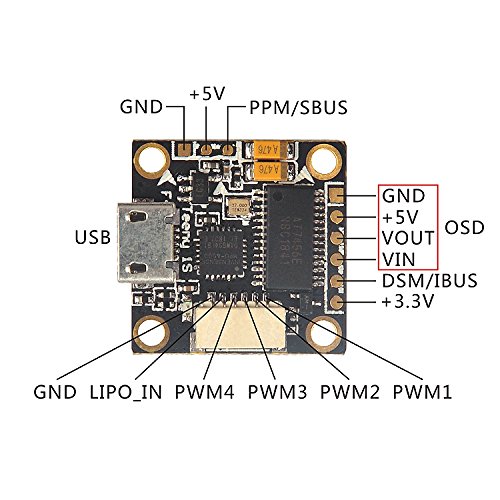 TeenyF4 Pro Flight Controller Wiring Diagram