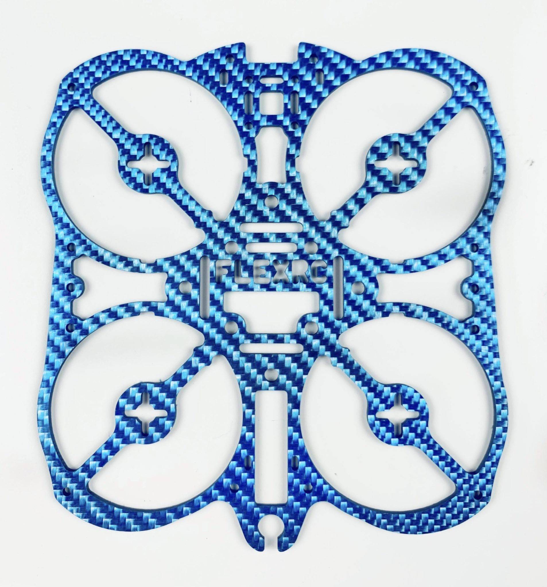 Mini Owl Blue - 1.9" Proximity FPV Racing Drone Frame - Image 2