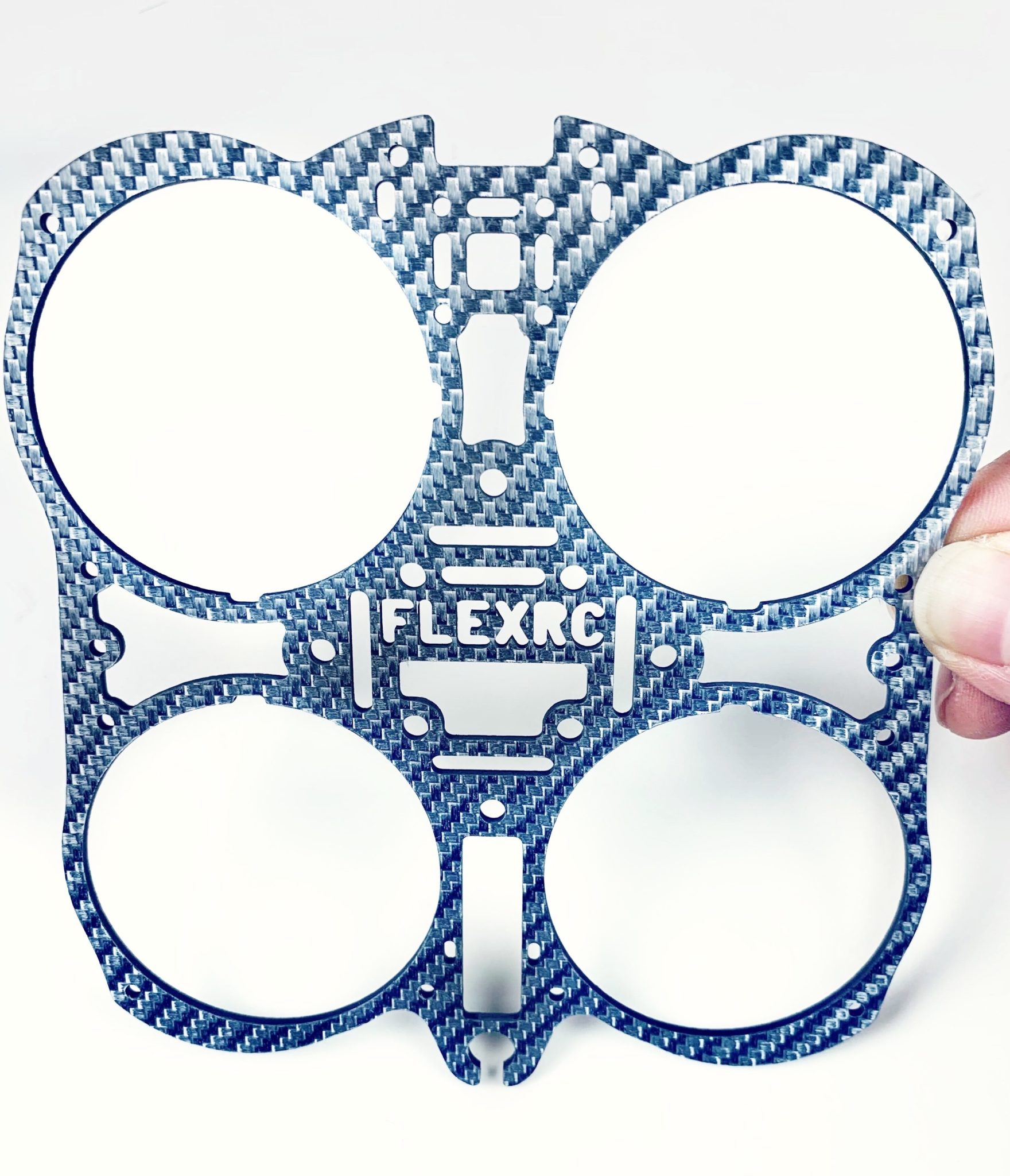 Mini Owl Silver - 1.9" Proximity FPV Racing Drone Frame - Image 3