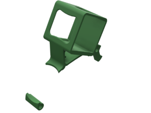 Ascent X 5+" - GoPro Session Mount (30-60 deg)