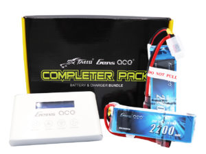 Gens ace 2200mAh 3S1P Batteries x 2 + Imars III Charger Bundle - Charger Combo 2