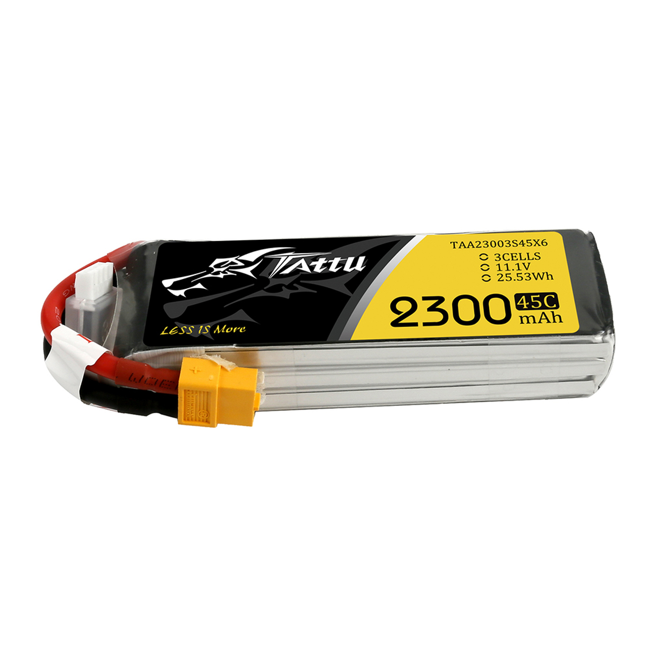 Tattu 2300mAh 45C 3S1P Lipo Battery Pack with XT60 Plug - Image 5