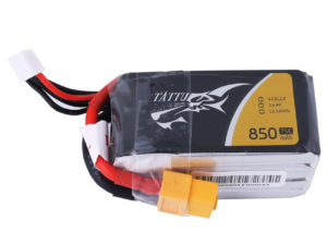 Tattu 850mAh 14.8V 75C 4S1P Lipo Battery Pack with XT60 Plug