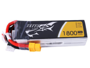 Tattu 1800mAh  75C 4S1P Lipo Battery Pack with XT60 Plug