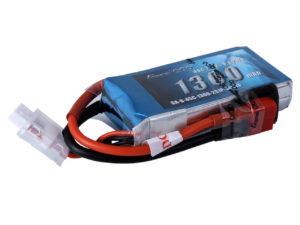 Gens Ace 1300mAh 7.4V 45C 2S1P Lipo Battery Pack with Deans Plug