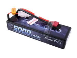 Gens ace 5000mAh 7.4V 50C 2S1P HardCase Lipo Battery Pack 24# with Deans Plug