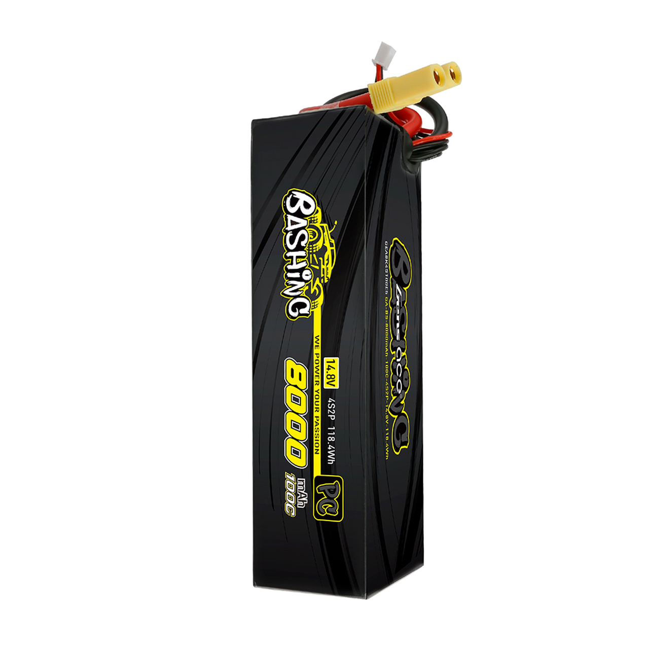 Gens ace Bashing Pro 14.8v 100C 4S 8000mah Lipo Battery Pack with EC5 Plug for Arrma - Image 4