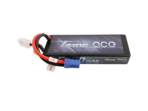 Gens ace 5000mAh 7.4V 50C 2S1P HardCase Lipo Battery Pack 24# with EC5 Plug for RC Car