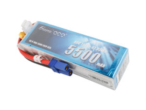 Gens ace 5500mAh 11.1V 60C 3S1P Lipo Battery Pack with EC5 Plug