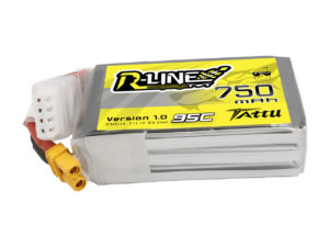 Tattu R-Line 750mAh 11.1V 95C 3S1P Lipo Battery Pack with XT30 Plug