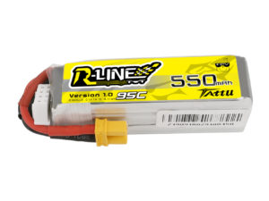 Tattu R-Line 550mAh 11.1V 95C 3S1P Lipo Battery Pack with XT30 Plug