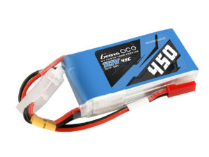 Gens ace 450mAh 11.1V 45C 3S1P Lipo Battery Pack with JST-SYP Plug