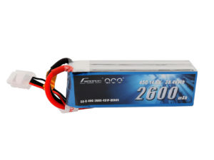 Gens ace 2600mAh 4S 14.8V 45C Lipo Battery Pack with Deans Plug