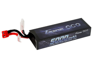 Gens ace 5000mAh 7.4V 50C 2S1P HardCase Lipo Battery Pack 21# with Deans Plug