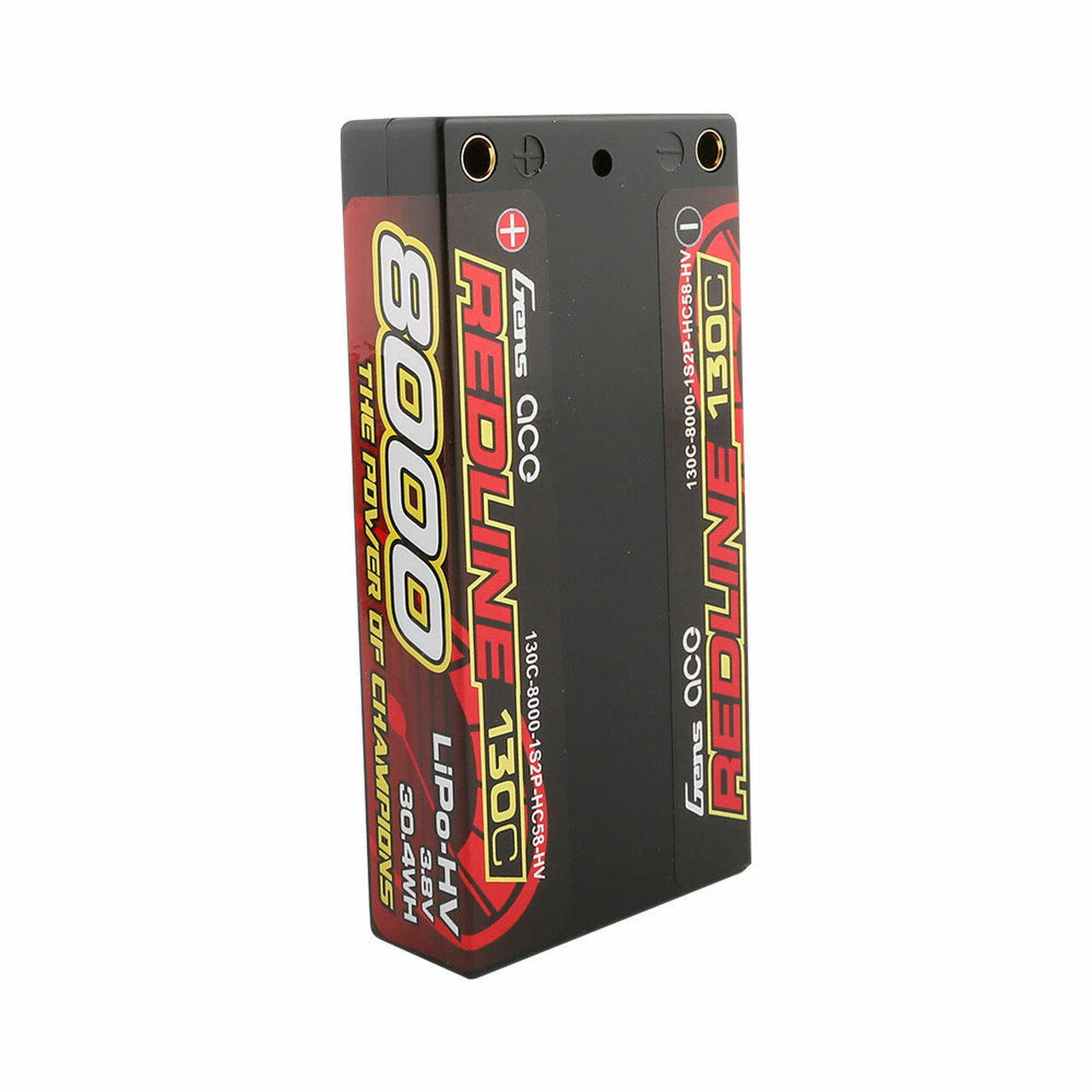 Gens ace Redline Series 8000mAh 3.8V 130C 1S2P HardCase HV Lipo Battery - Image 3
