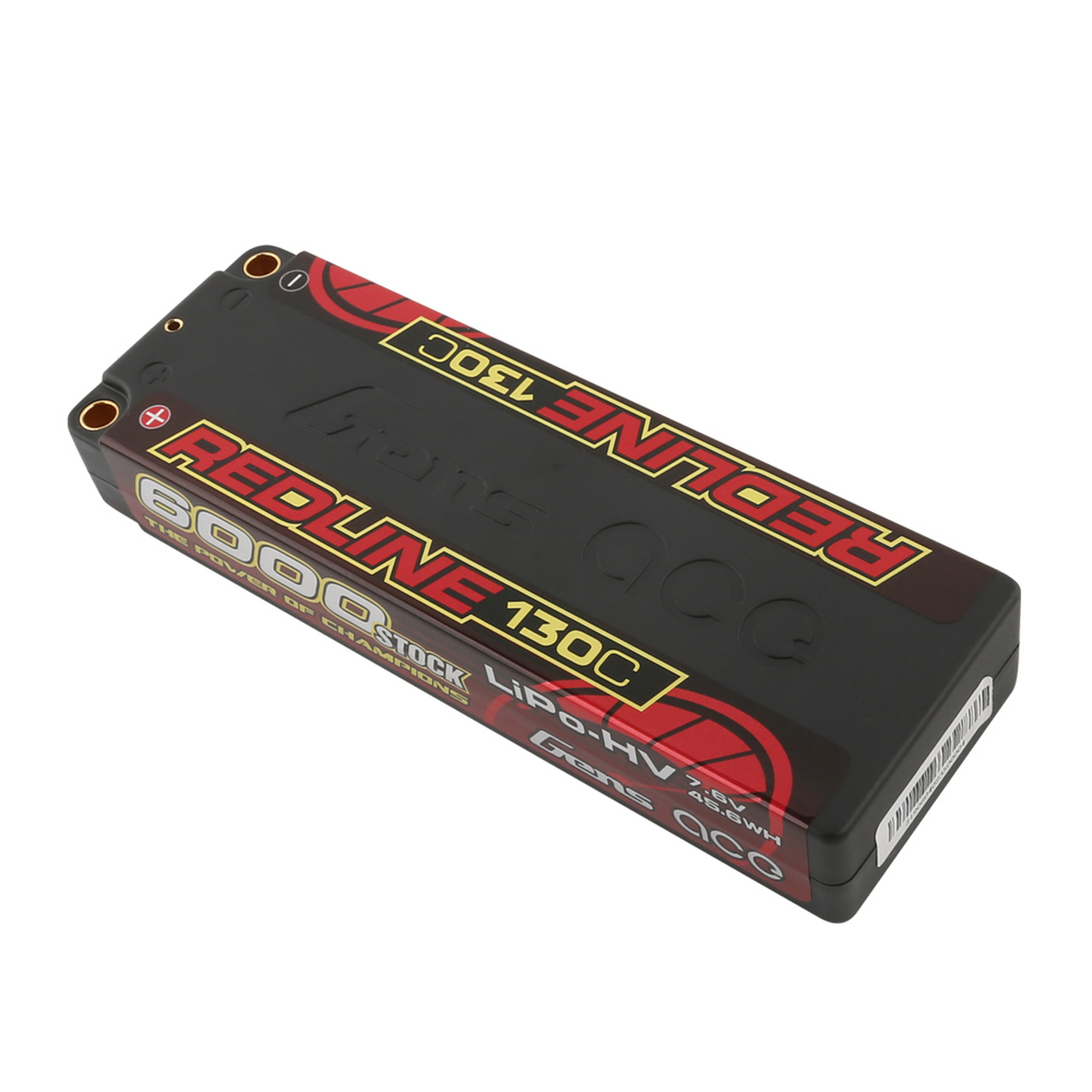 Gens ace Redline Series 6000mAh 7.6V 130C 2S2P HardCase HV Lipo Battery - Image 3