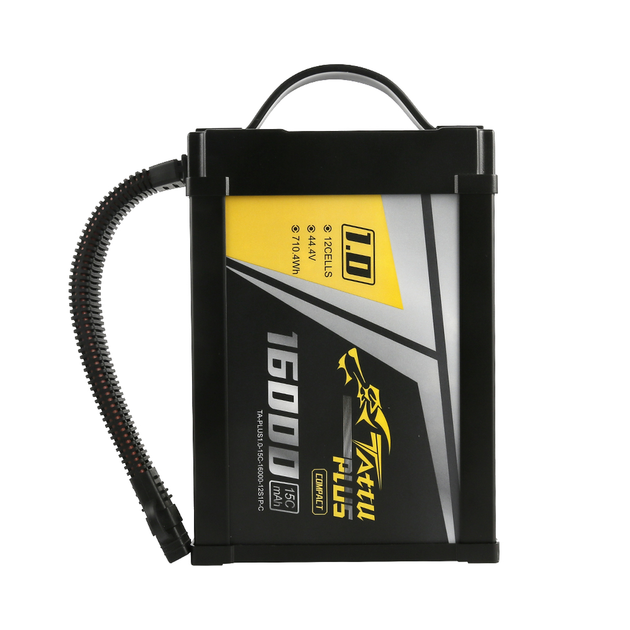 Tattu Plus 1.0 Compact Version 16000mAh 44.4V 15C 12S1P Lipo Smart Battery Pack with XT90-S Plug - Image 3