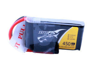 Tattu 75C 1S1P 3.7 v 450mah Lipo Battery Pack with JST-SYP Plug