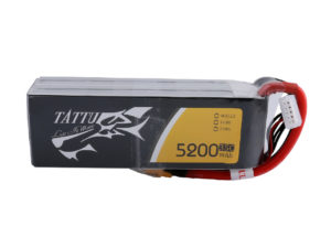 Tattu 5200mAh 14.8V 35C 4S1P Lipo Battery Pack with XT60 Plug