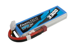 Gens Ace 3300mAh 45C 3S1P 11.1V Lipo Battery Pack with Deans Plug