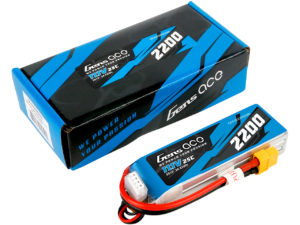 Gens ace 2200mAh 11.1V 3S 25C Lipo Battery Pack with Deans Plug