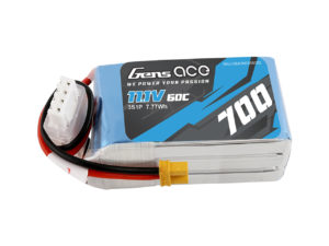 Gens ace 700mAh 11.1V 60C 3S1P Lipo Battery Pack with XT30 Plug