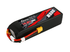 Gens ace 14.8V 60C 4S 8500mAh Lipo Battery Pack with XT60 Plug for Xmaxx 8S Car