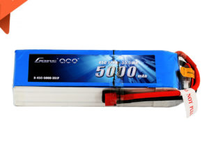 Gens ace 5000mAh 3S1P 11.1V 45C Lipo Battery Pack with Deans Plug