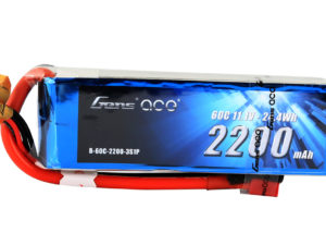 Gens ace 2200mAh 11.1V 60C 3S1P Lipo Battery Pack with Deans Plug