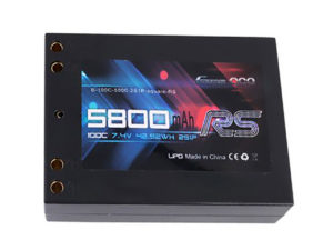 Gens ace 5800mAh 7.4V 100C 2S1P Square lipo battery Racing Series