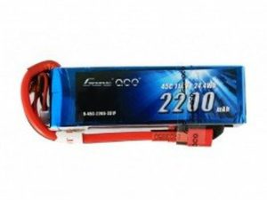 Gens ace 2200mAh 11.1V 45C 3S1P Lipo Battery Pack with Deans Plug