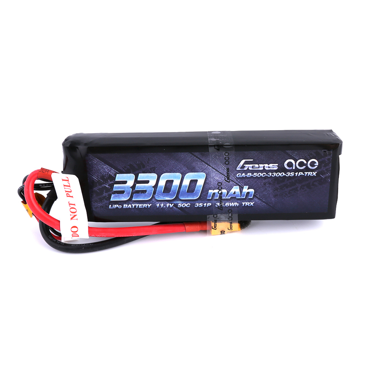 Gens ace 3300mAh 11.1V 50C 3S1P Lipo Battery Pack with XT60 Plug - Image 2
