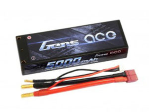 Gens ace 5000mAh 7.4V 50C 2S1P HardCase Lipo Battery Pack 10#