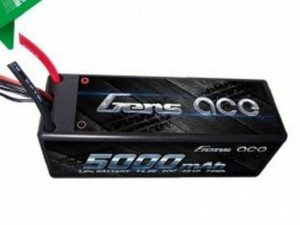 Gens ace 5000mAh 14.8V 50C 4S1P HardCase Lipo Battery14# with Deans Plug