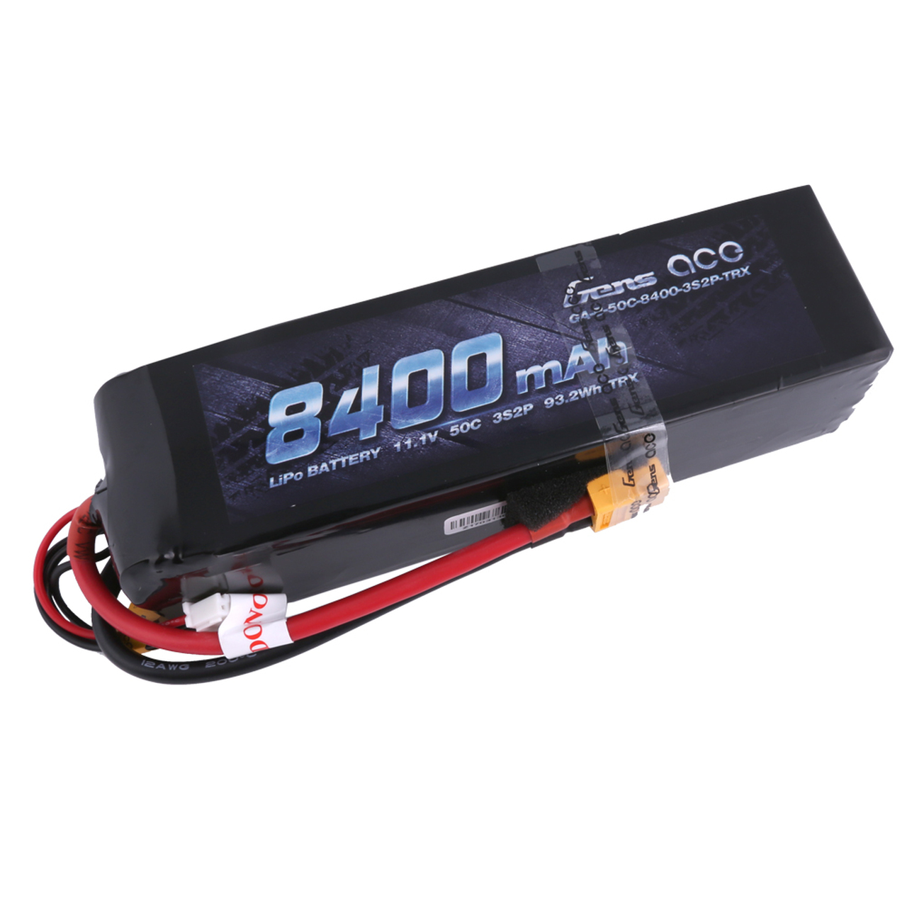Gens Ace 8400mAh 11.1V 50C 3S2P Lipo Battery Pack with XT60T Plug - Image 4