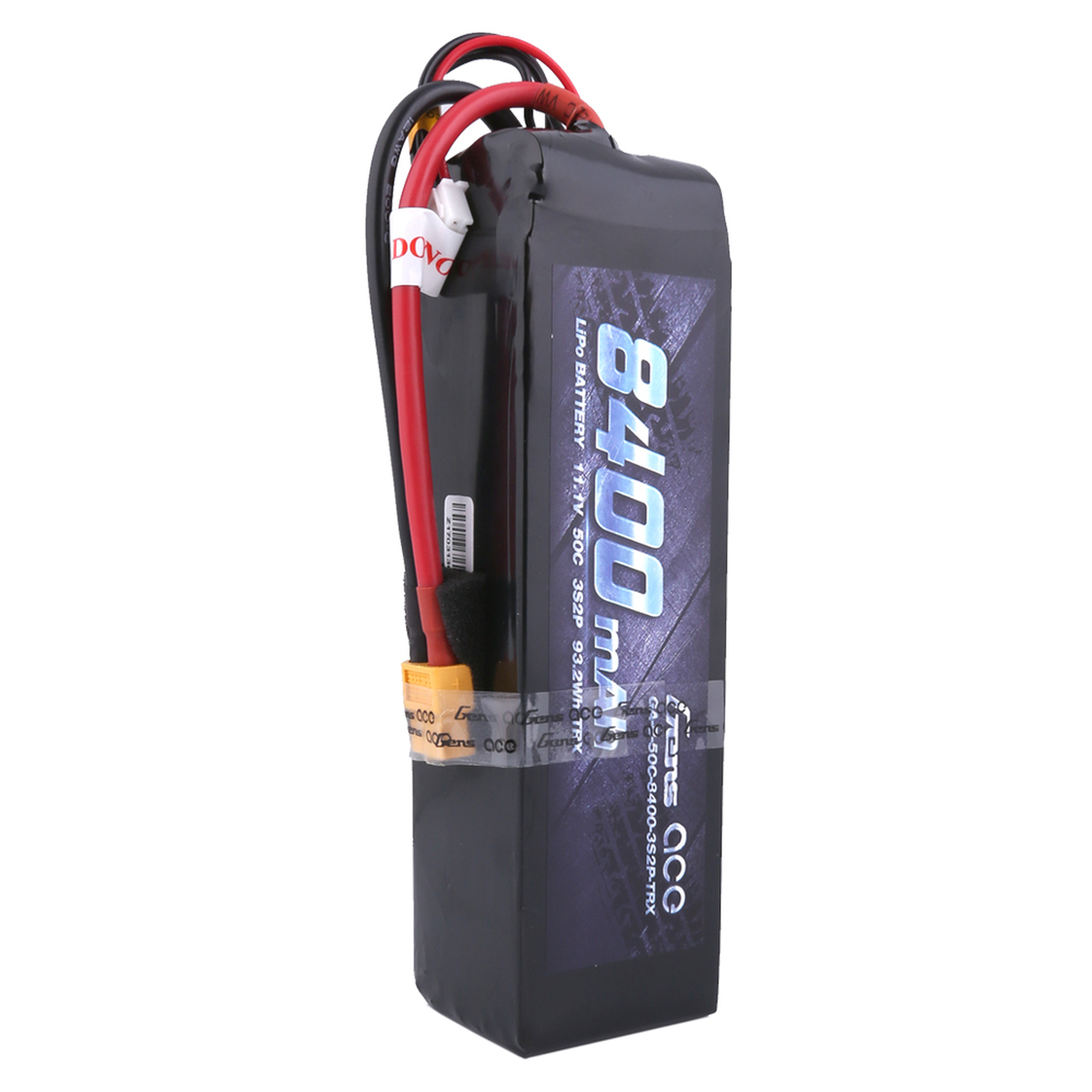 Gens Ace 8400mAh 11.1V 50C 3S2P Lipo Battery Pack with XT60T Plug - Image 3