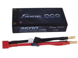 Gens ace 3500mAh 7.4V 60C 2S1P HardCase Lipo Battery Pack 58# with 4.0mm bullet to Deans plug