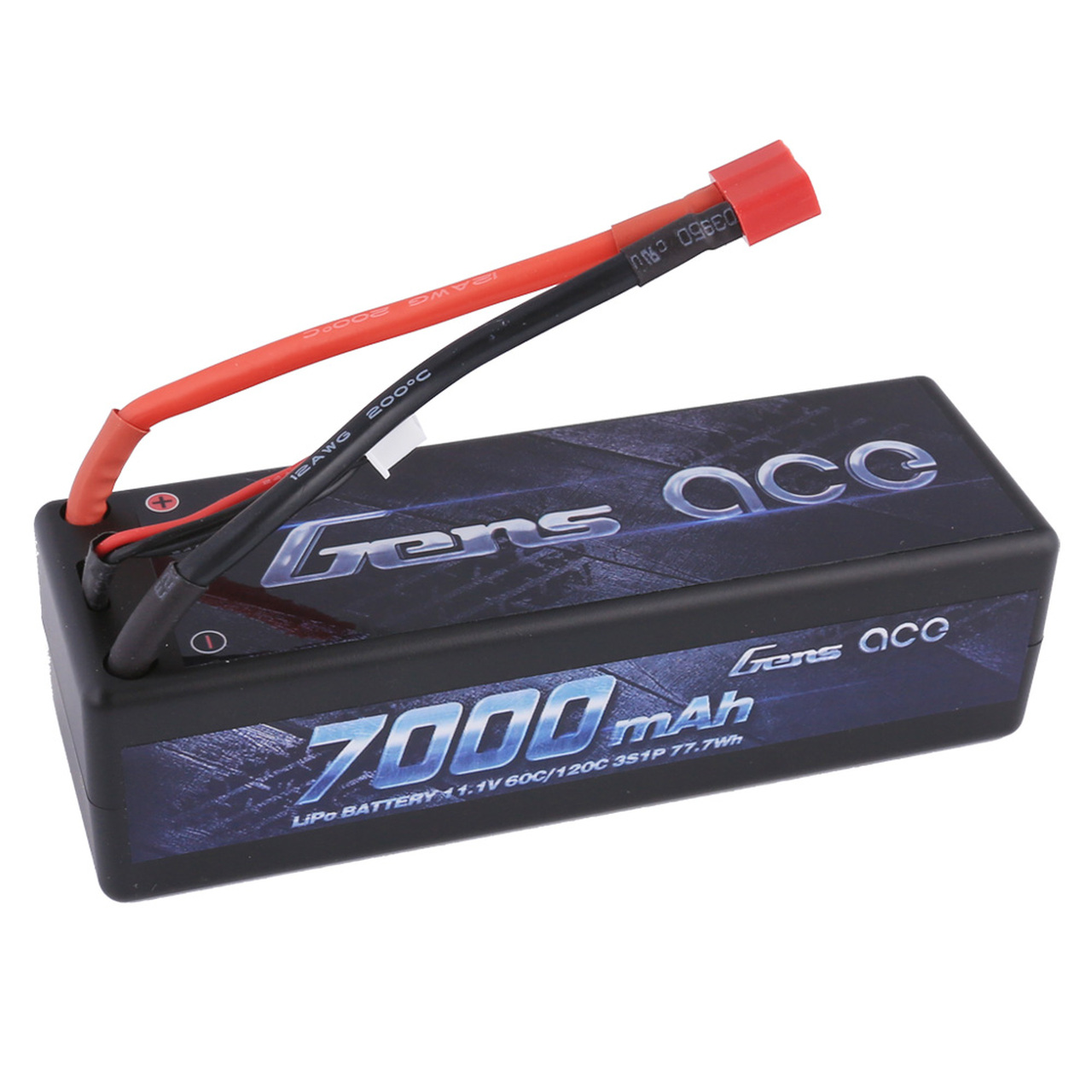 Gens ace 7000mAh 11.1V 60C 3S1P HardCase Lipo Battery Pack 13# with Deans Plug - Image 3
