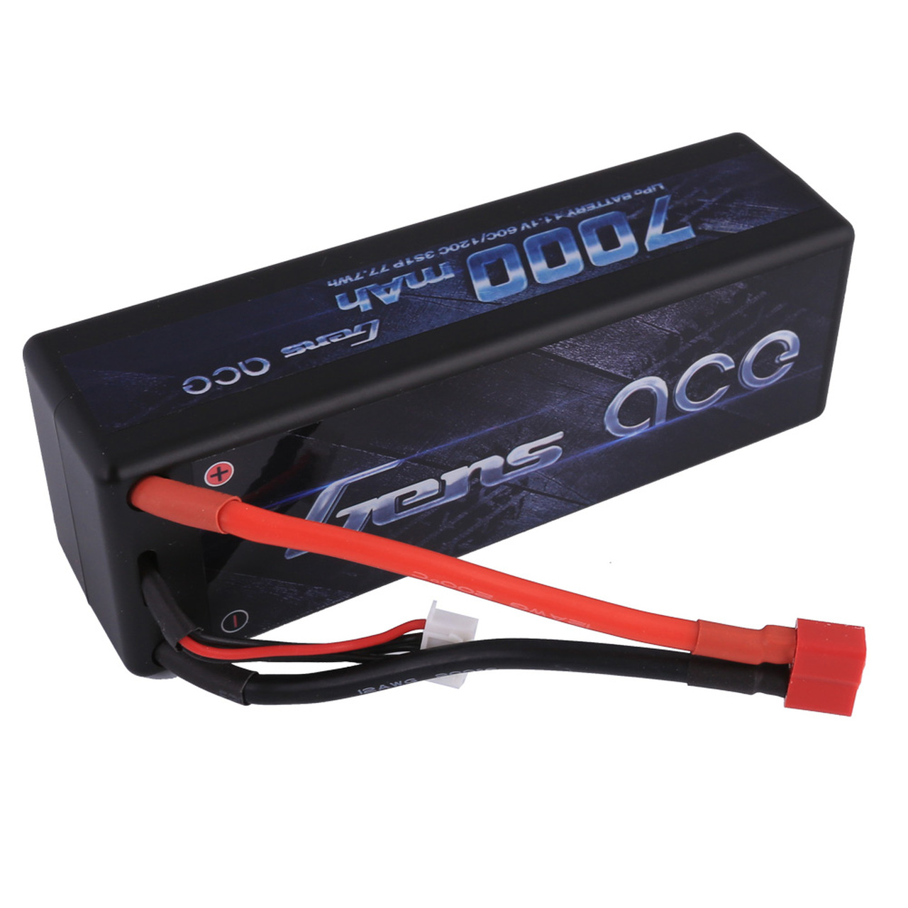 Gens ace 7000mAh 11.1V 60C 3S1P HardCase Lipo Battery Pack 13# with Deans Plug - Image 2