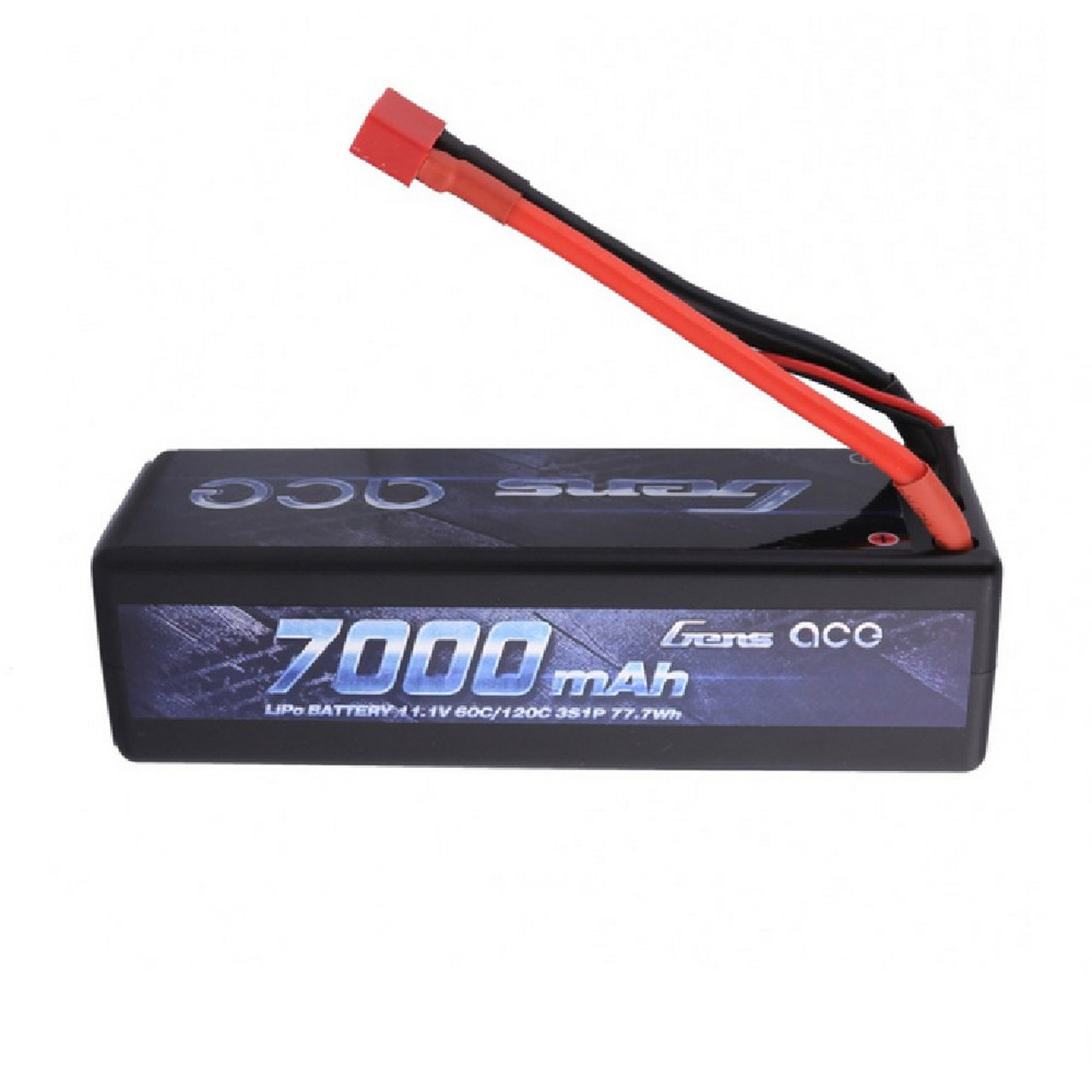 Gens ace 7000mAh 11.1V 60C 3S1P HardCase Lipo Battery Pack 13# with Deans Plug